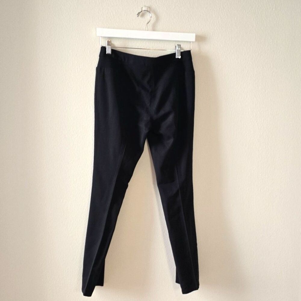 MOSCHINO JEANS Womens Donna Black Straight Leg Pants Stretchy Size 6